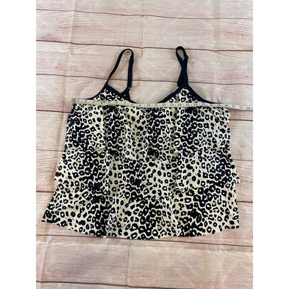 Maxine Of Hollywood Women's Layered Animal Print Tankini - 22W - Picture 6 of 10